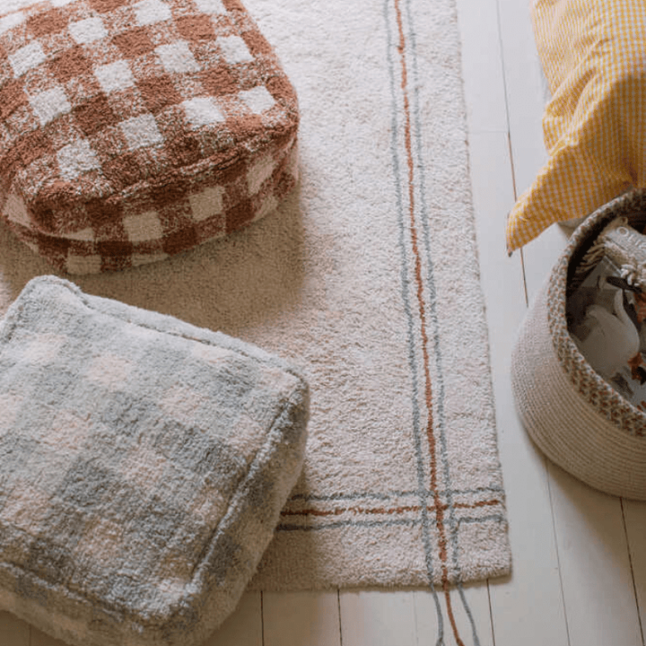Pouf Vichy by Lorena Canals - Maude Kids Decor