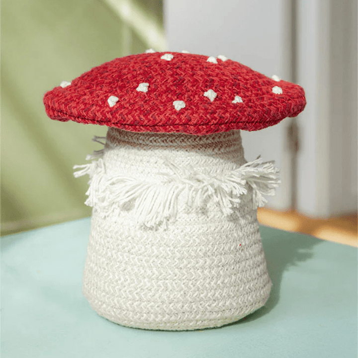 PREORDER | Basket Red Mushroom by Lorena Canals - Maude Kids Decor