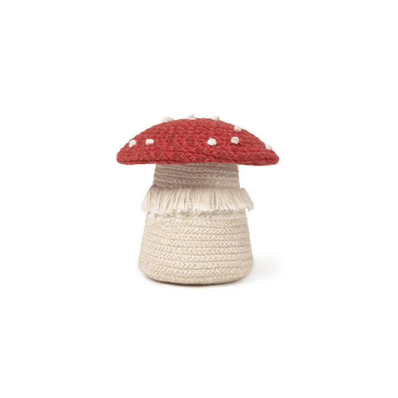 PREORDER | Basket Red Mushroom by Lorena Canals - Maude Kids Decor
