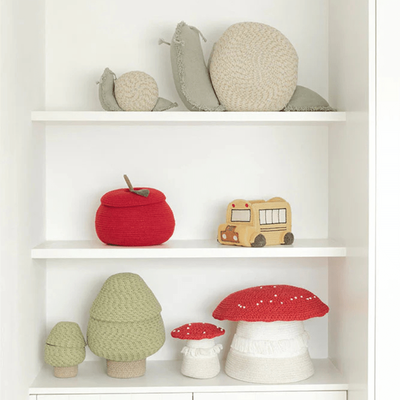 PREORDER | Basket Red Mushroom by Lorena Canals - Maude Kids Decor