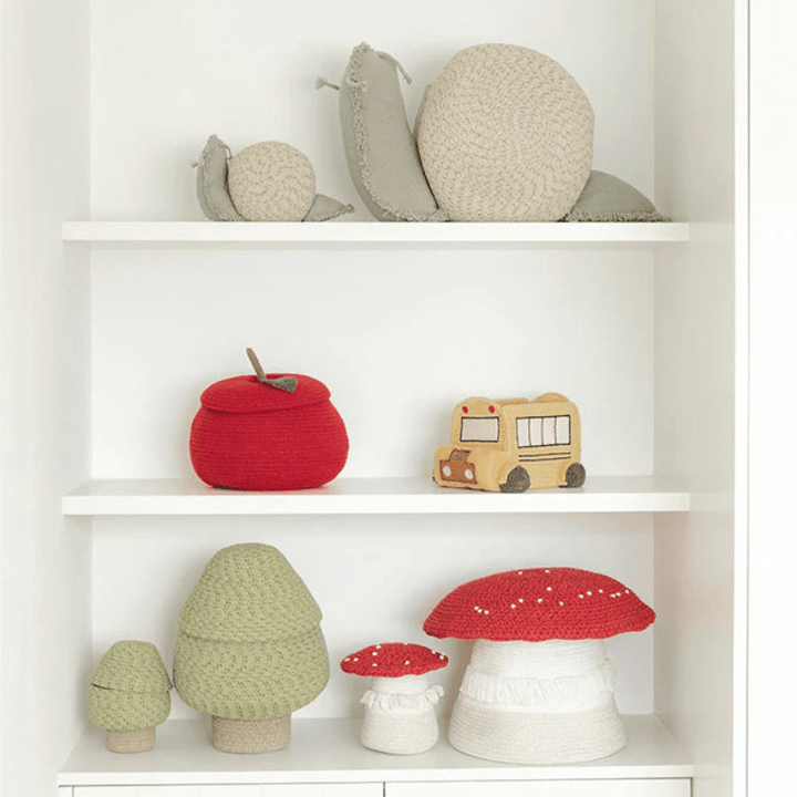 PREORDER | Basket Red Mushroom by Lorena Canals - Maude Kids Decor