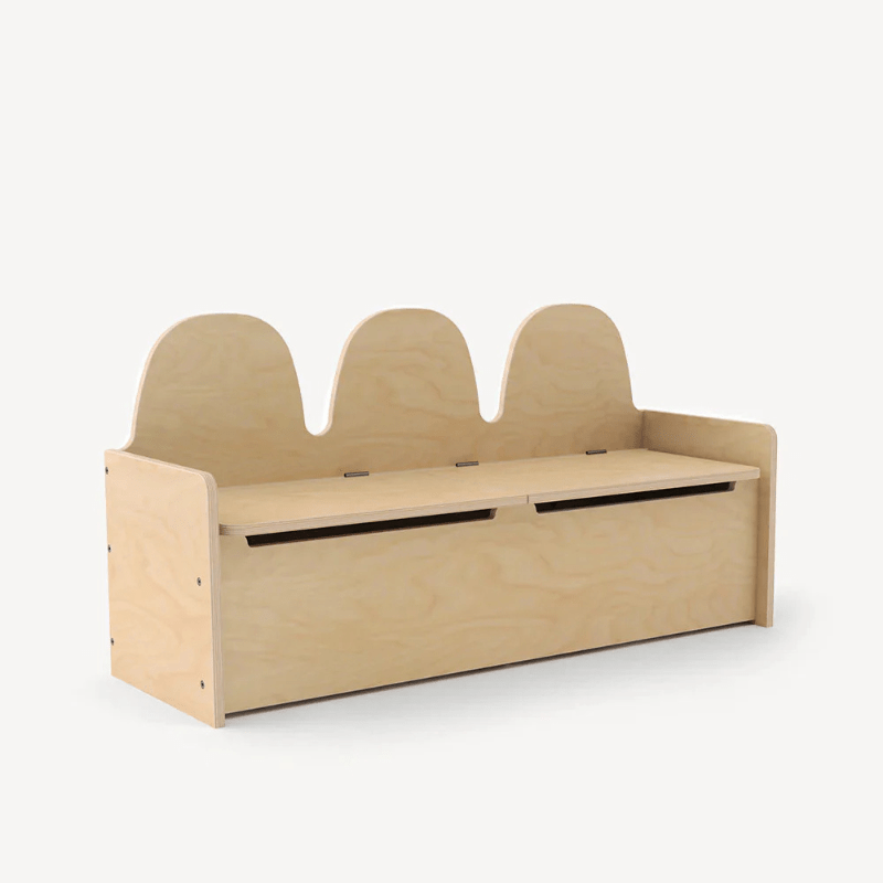 PREORDER | Camel Storage Bench by Oeuf - Maude Kids Decor