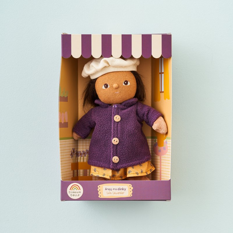 PREORDER | Dress Me Dinky Dinkum Doll | Lila Lavender by Olliella - Maude Kids Decor