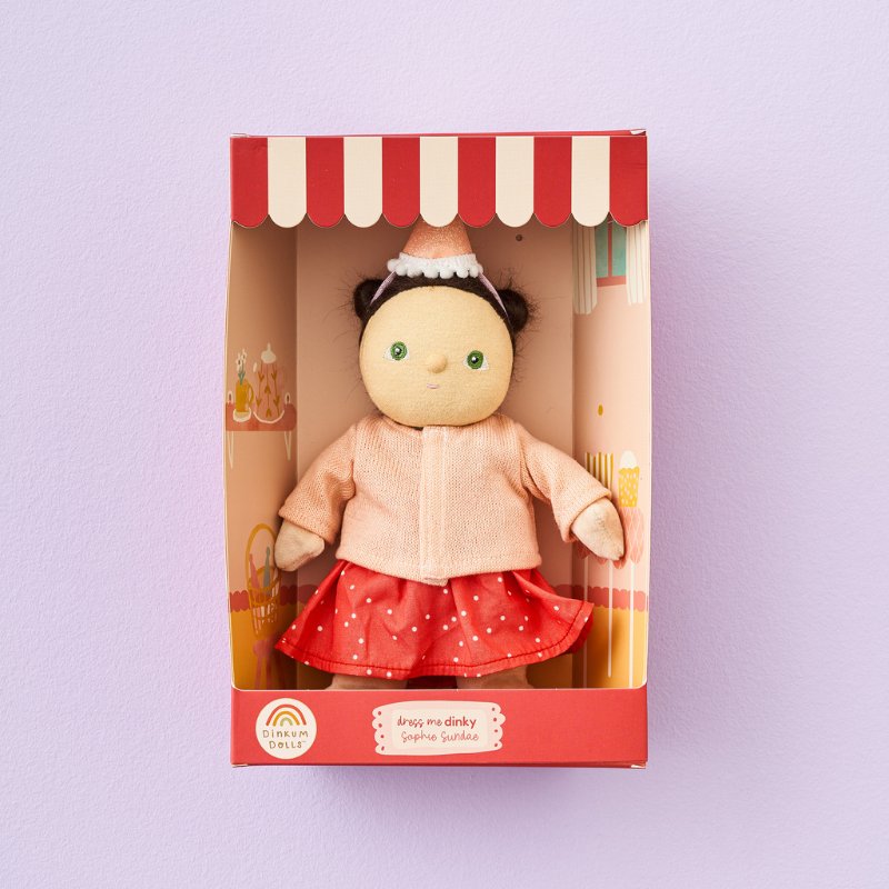 PREORDER | Dress Me Dinky Dinkum Doll | Sophie Sundae by Olliella - Maude Kids Decor