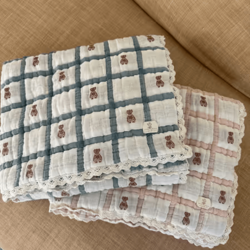 PREORDER | Keepsake Quilt | Teddy Petal by New Grain - Maude Kids Decor