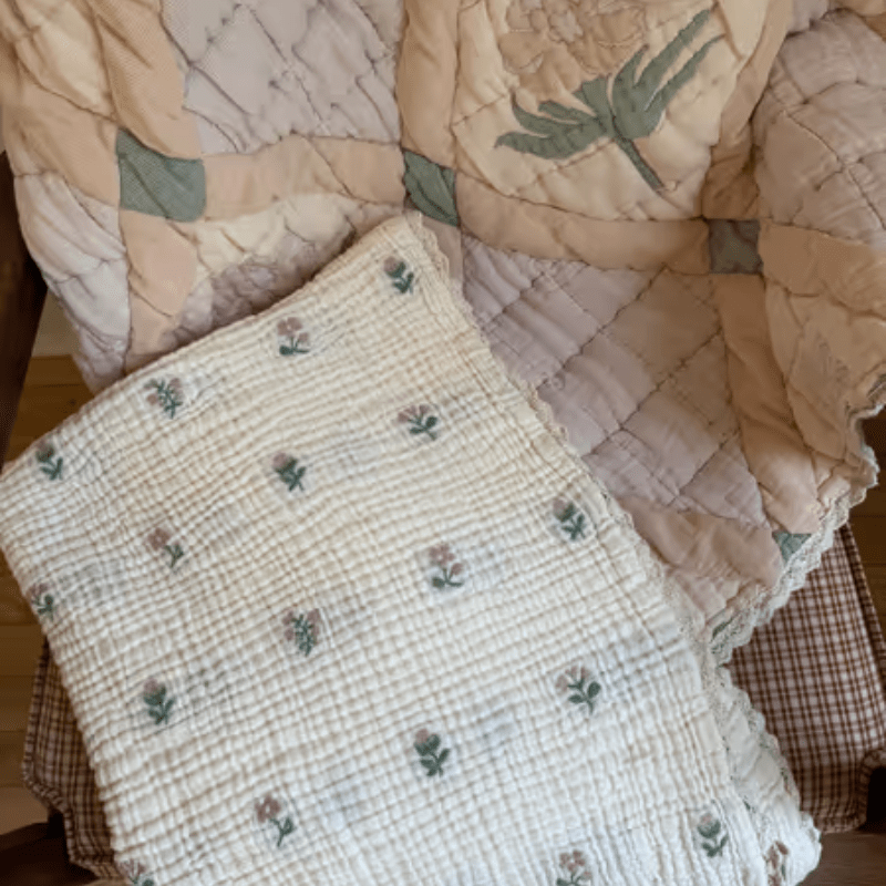 PREORDER | Layered Gauze Blanket | Dahlia by New Grain - Maude Kids Decor