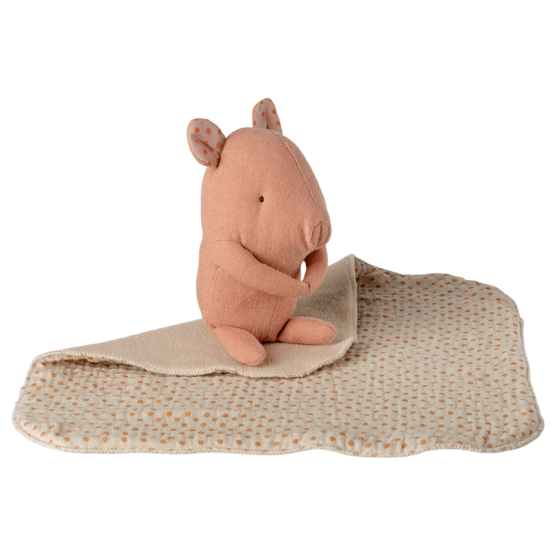 PREORDER | Lullaby Friends, Mini Pig | Rose by Maileg - Maude Kids Decor