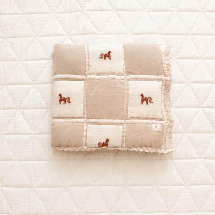 PREORDER | Sunday Quilt | Pony by New Grain - Maude Kids Decor