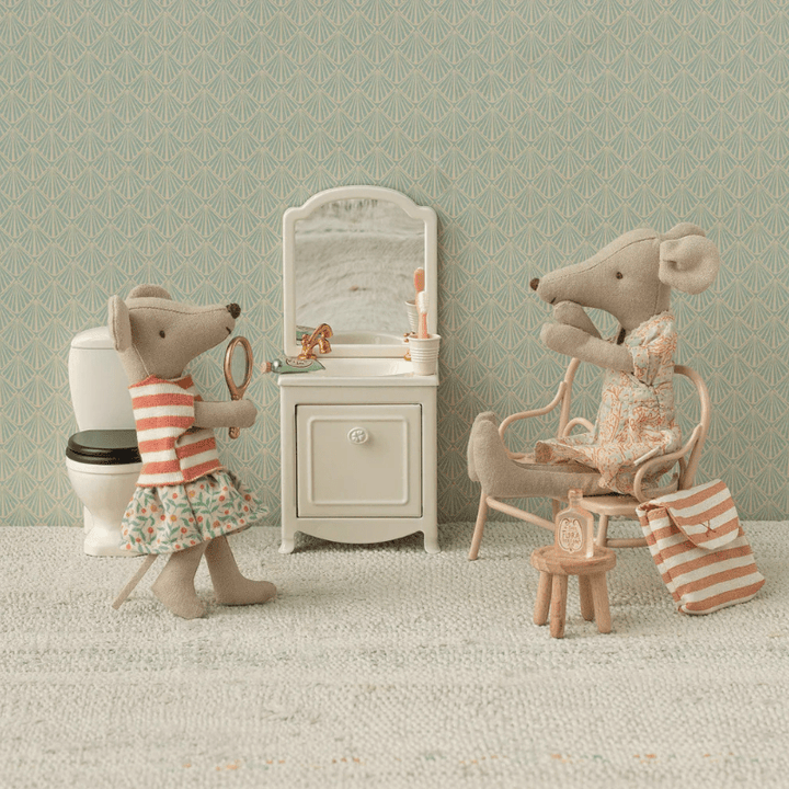 PREORDER | Toothbrush Set in Bag, Mouse by Maileg - Maude Kids Decor
