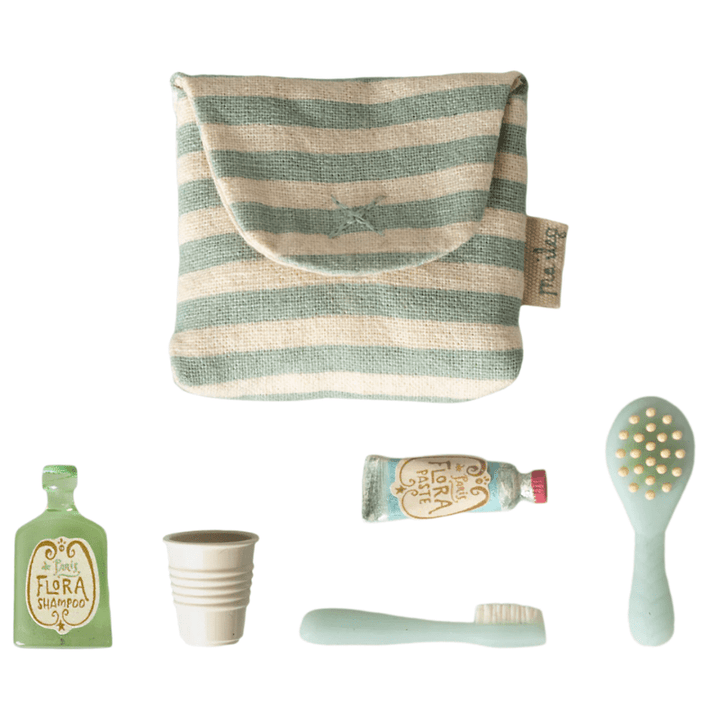 PREORDER | Toothbrush Set in Bag, Mouse by Maileg - Maude Kids Decor