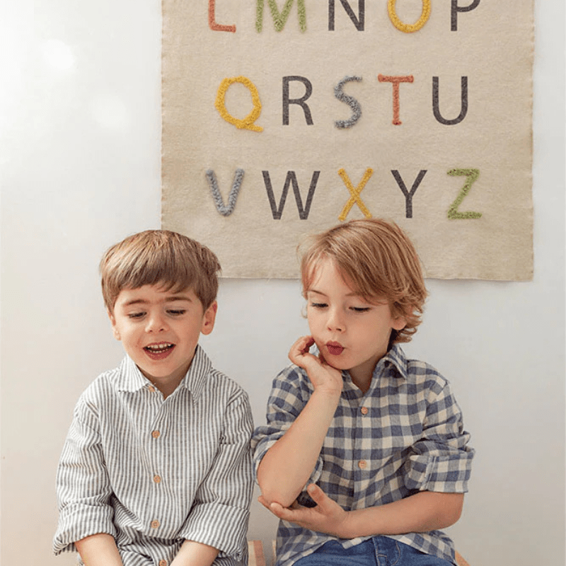PREORDER | Wall Hanger Colour ABC by Lorena Canals - Maude Kids Decor