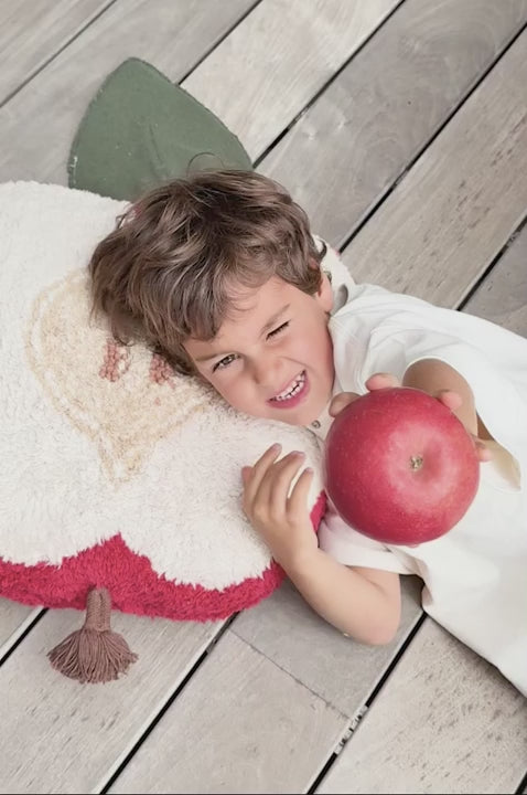 Floor Cushion Apple by Lorena Canals