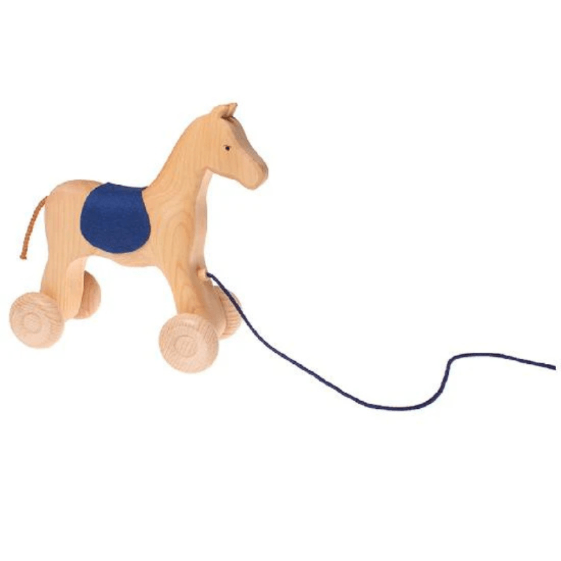 Pull Along Horse | Natural by Grimms Spiel und Holz Design - Maude Kids Decor