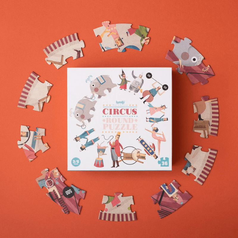 Puzzle | Circus Round by Londji - Maude Kids Decor