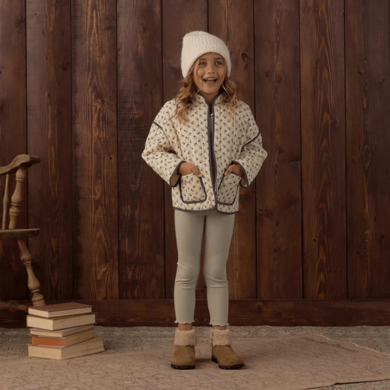 Quilted Jacket Vintage Fleur by Rylee &amp; Cru - Maude Kids Decor
