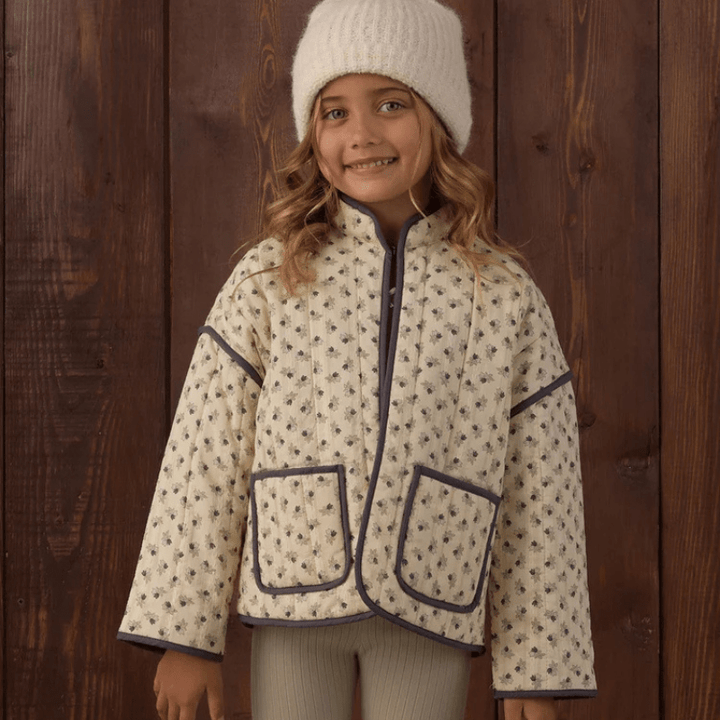 Quilted Jacket Vintage Fleur by Rylee &amp; Cru - Maude Kids Decor