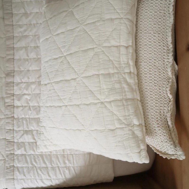 Quilted Pillowcase by New Grain - Maude Kids Decor