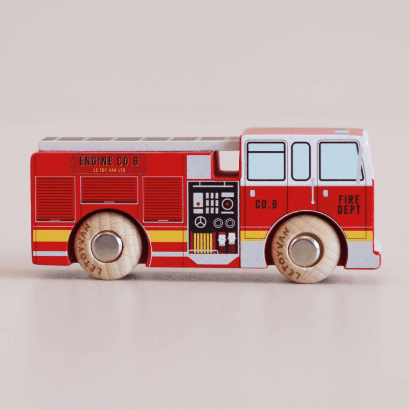 Quinn Wood Fire Truck by Le Toy Van - Maude Kids Decor