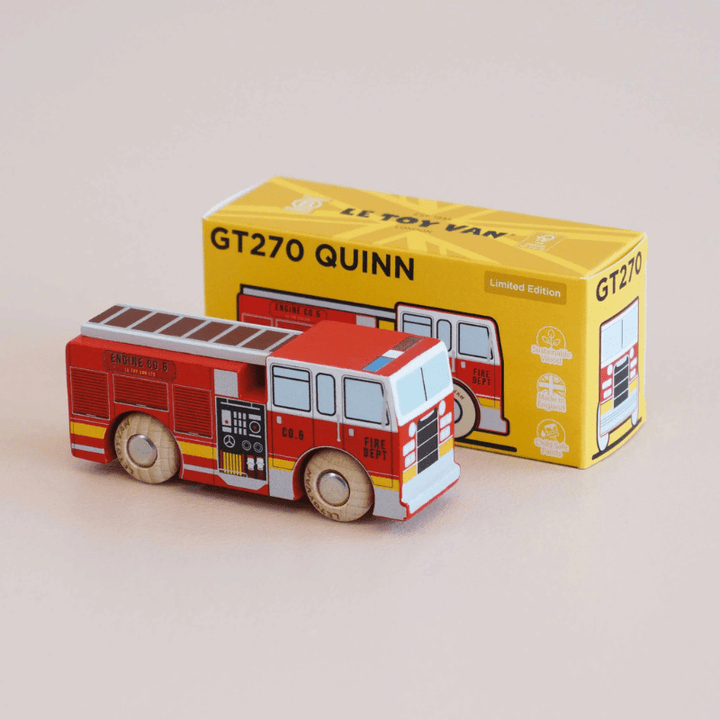 Quinn Wood Fire Truck by Le Toy Van - Maude Kids Decor