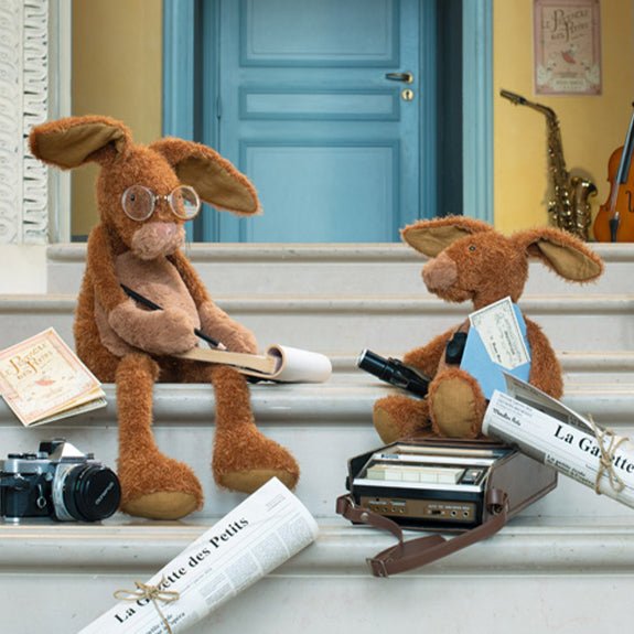 Rabbit Soft Toy | Les Baba Bou by Moulin Roty - Maude Kids Decor