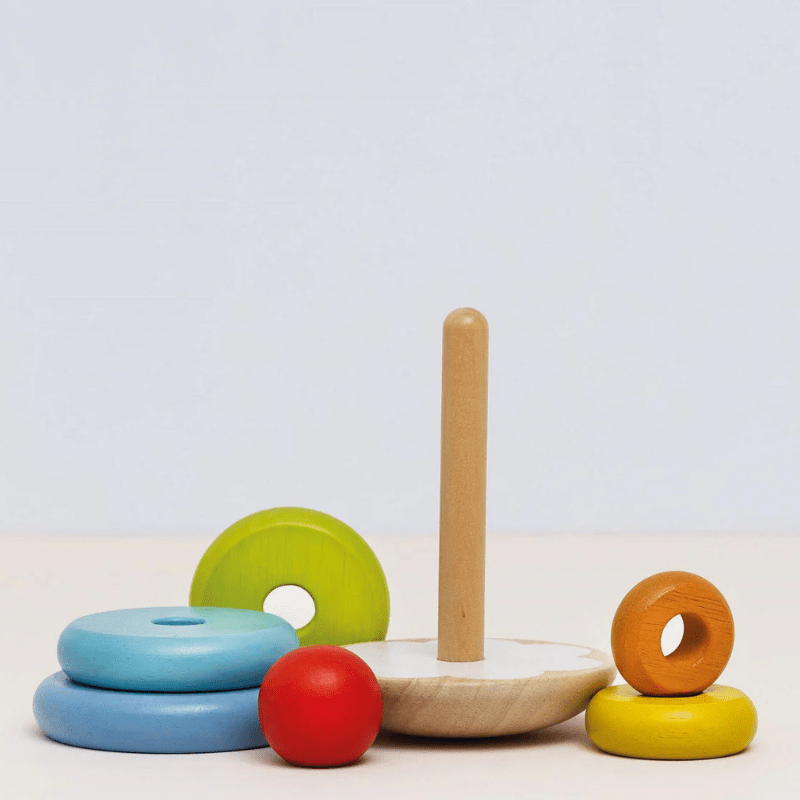 Rainbow Stacking Tower by Le Toy Van - Maude Kids Decor