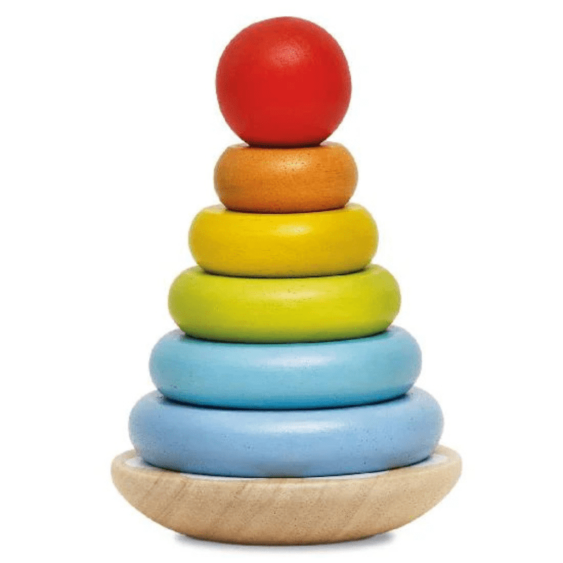 Rainbow Stacking Tower by Le Toy Van - Maude Kids Decor