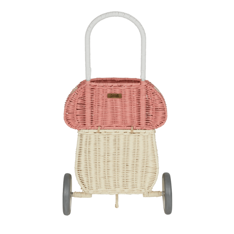 Rattan Mushroom Luggy | Musk by Olliella - Maude Kids Decor