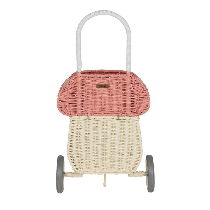 Rattan Mushroom Luggy | Musk by Olliella - Maude Kids Decor