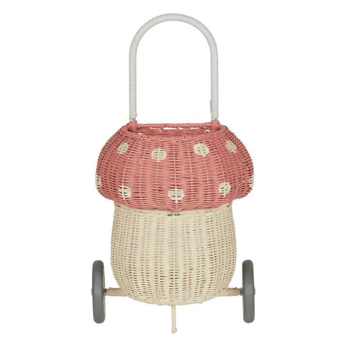 Rattan Mushroom Luggy | Musk by Olliella - Maude Kids Decor