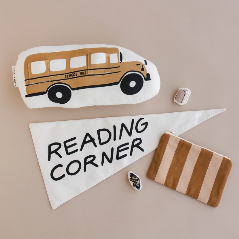 Reading Corner Pennant by Imani Collective - Maude Kids Decor