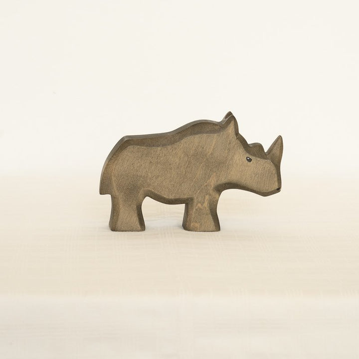 Rhino Wooden Figurine by HolzWald - Maude Kids Decor