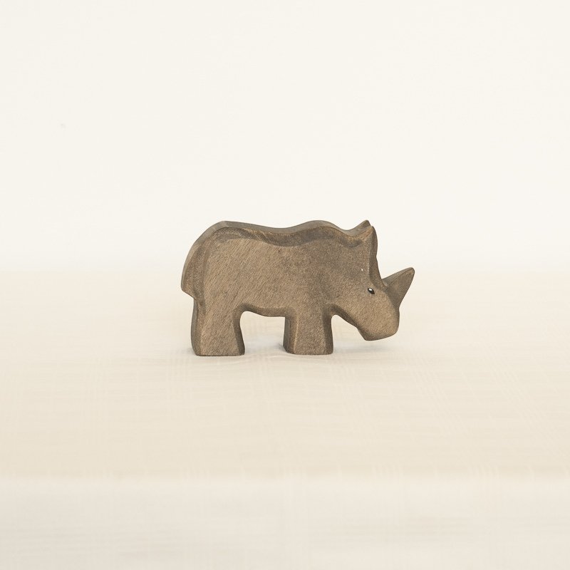 Rhino Wooden Figurine | Small by HolzWald - Maude Kids Decor