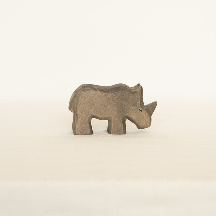 Rhino Wooden Figurine | Small by HolzWald - Maude Kids Decor