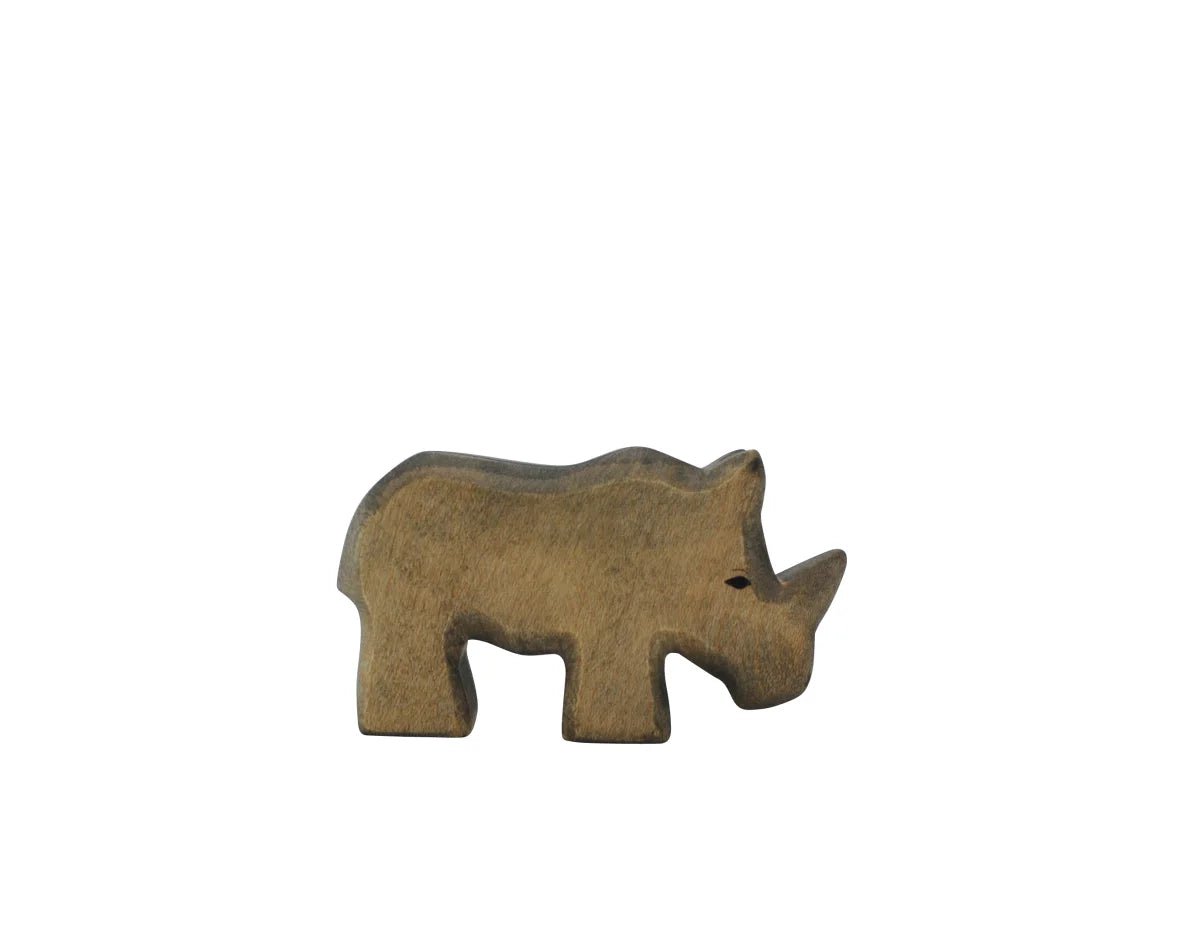 Rhino Wooden Figurine | Small by HolzWald – Maude Kids Decor