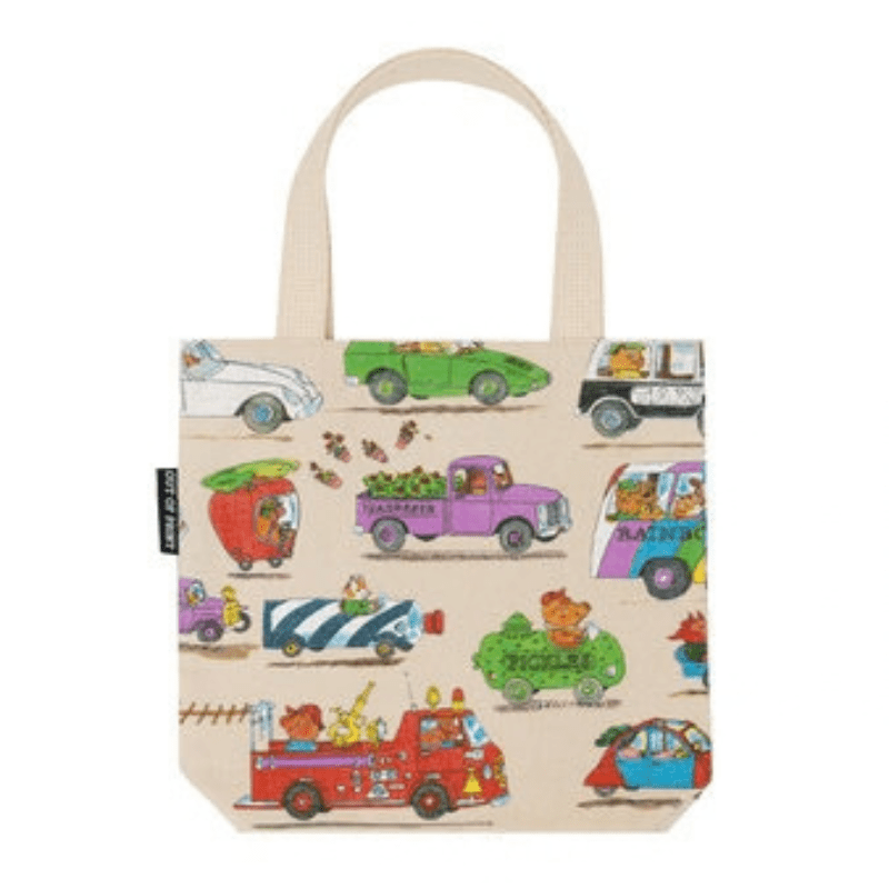 Richard Scarry: Cars and Trucks and Things That Go Tote Bag by Out of Print - Maude Kids Decor