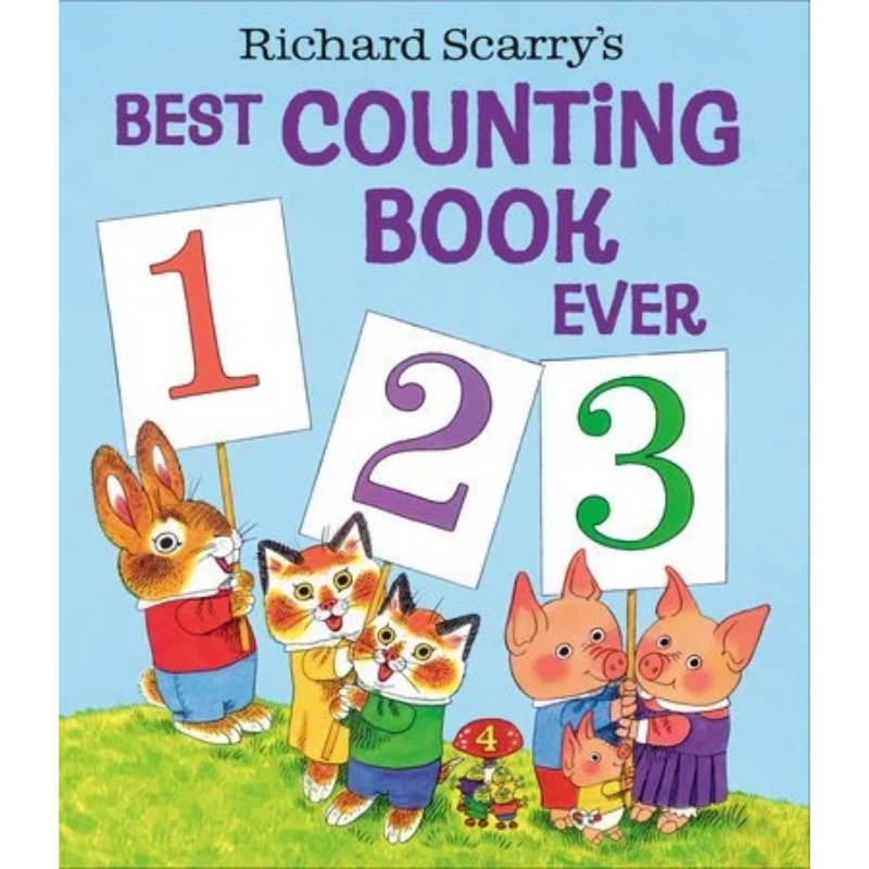 Richard Scarry's Best Counting Book Ever by Richard Scarry - Maude Kids Decor