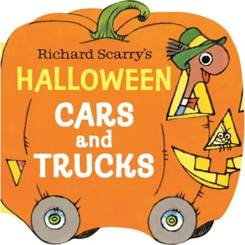 Richard Scarry's Halloween Cars and Trucks | Board Book by Richard Scarry - Maude Kids Decor