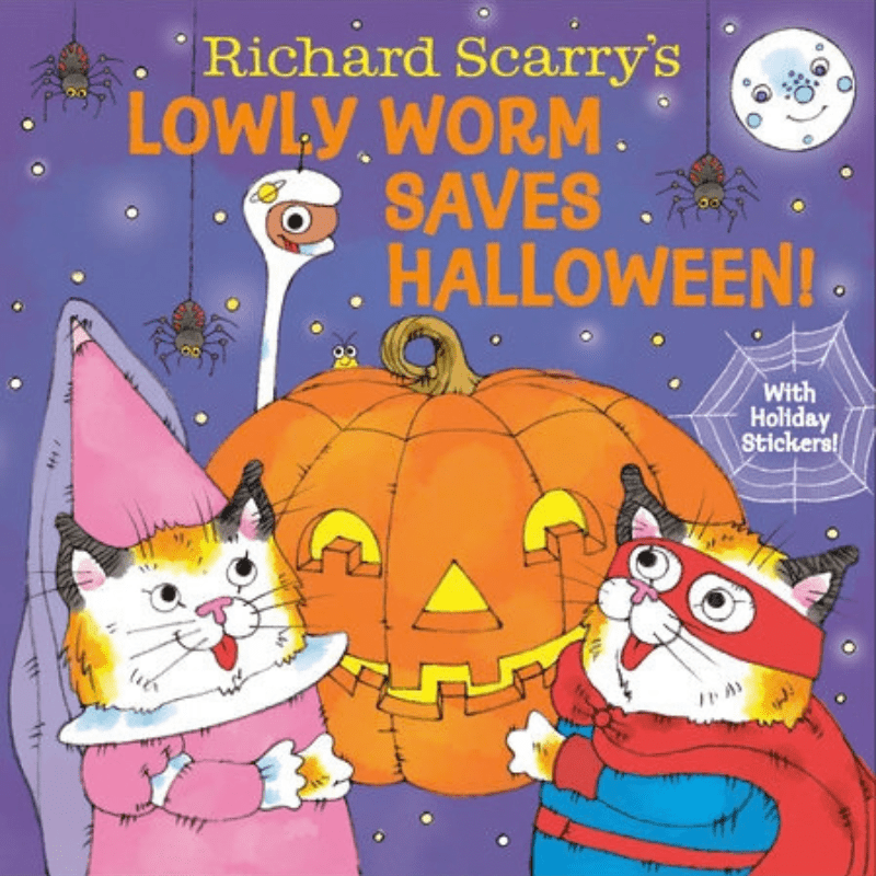 Richard Scarry's Lowly Worm Saves Halloween by Richard Scarry - Maude Kids Decor