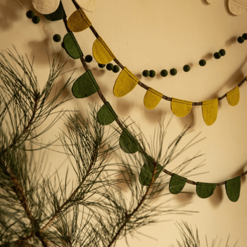 Round Flag Garland by Muskhane - Maude Kids Decor