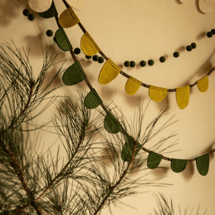 Round Flag Garland by Muskhane - Maude Kids Decor