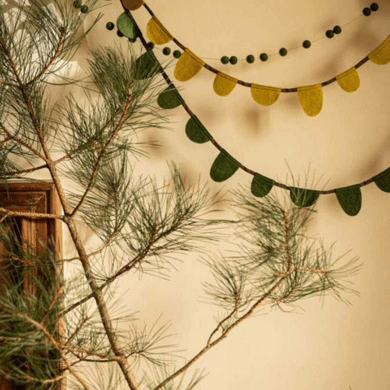 Round Flag Garland by Muskhane - Maude Kids Decor