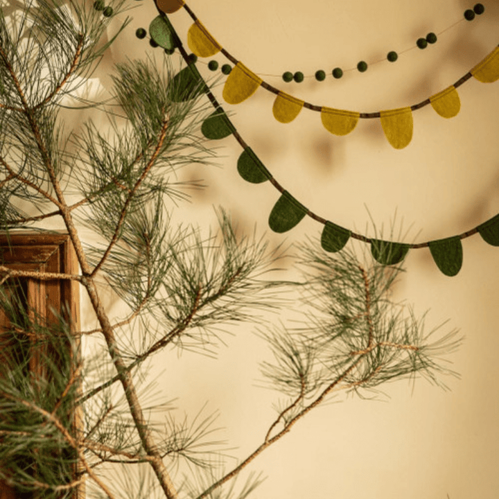 Round Flag Garland by Muskhane - Maude Kids Decor