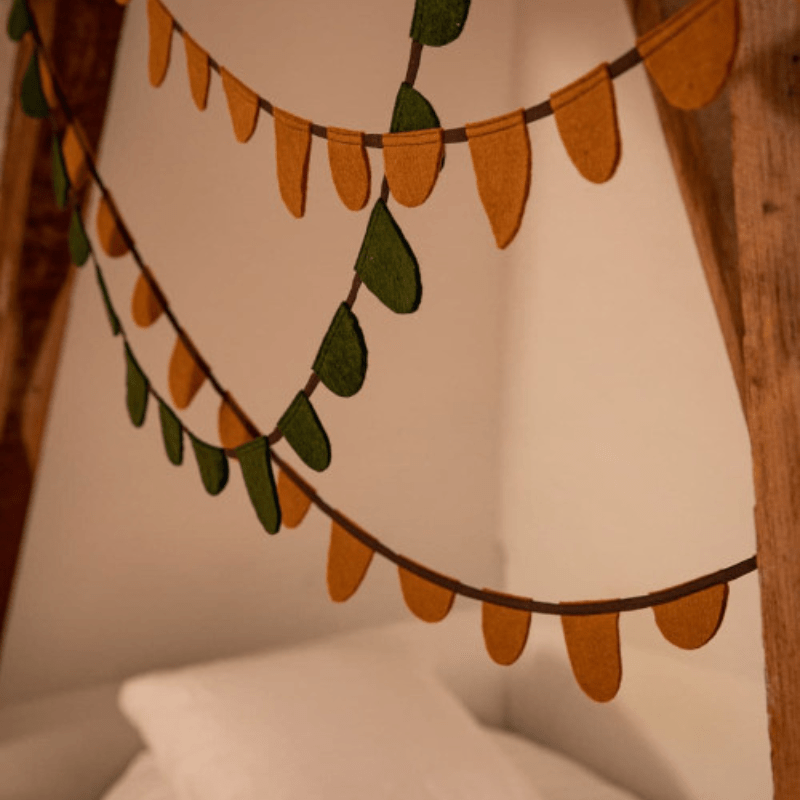 Round Flag Garland by Muskhane - Maude Kids Decor