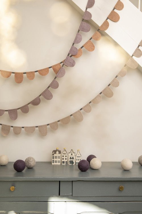 Round Flag Garland by Muskhane - Maude Kids Decor