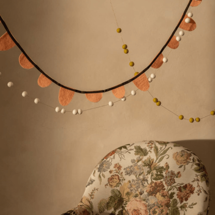 Round Flag Garland by Muskhane - Maude Kids Decor