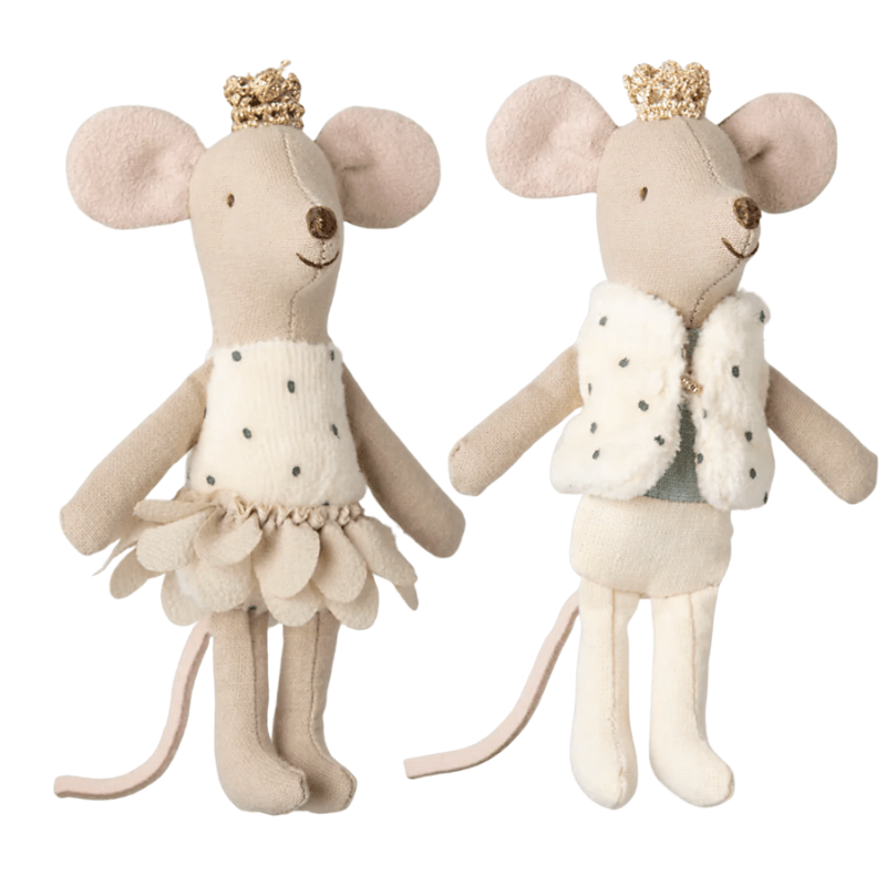 Royal Twins Mice, Little Sister and Brother in Box | Royal Collection by Maileg - Maude Kids Decor
