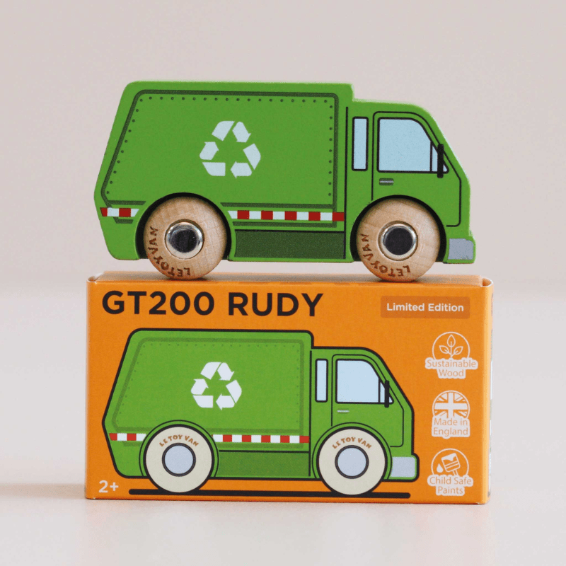 Rudy Wood Waste Truck by Le Toy Van - Maude Kids Decor