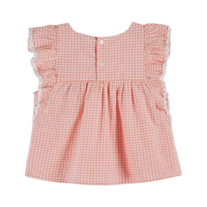 Ruffled Gingham Blouse | Vivi by Émile et Ida - Maude Kids Decor