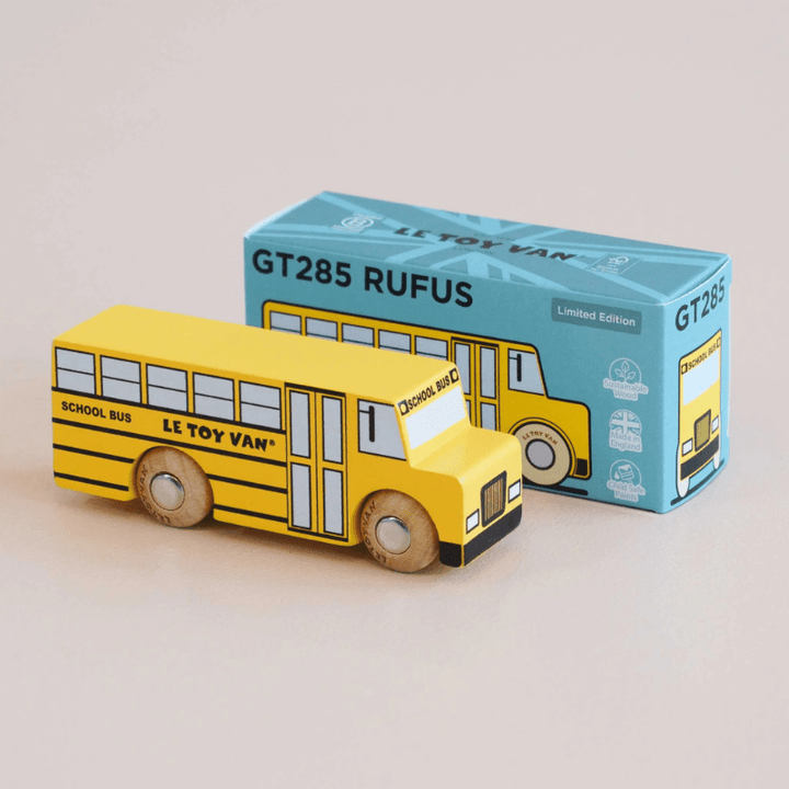 Rufus Wood School Bus by Le Toy Van - Maude Kids Decor