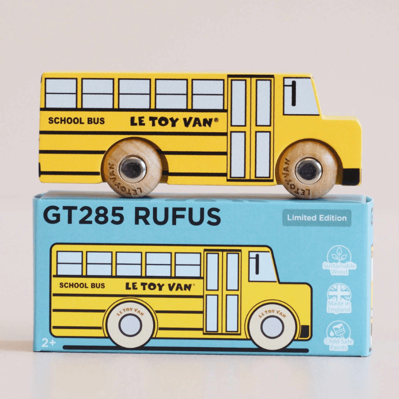 Rufus Wood School Bus by Le Toy Van - Maude Kids Decor